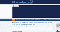 Desktop Screenshot of abacus-tours.hr