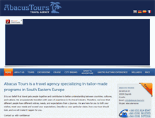 Tablet Screenshot of abacus-tours.hr